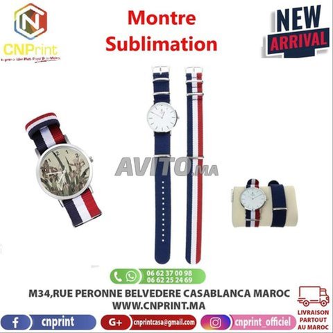 Montre à main sublimation 