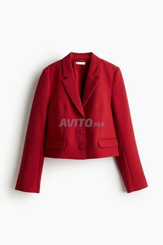 veste/blazer rouge pour femme 