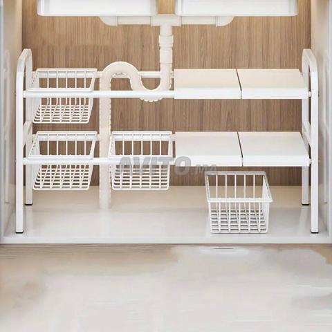 under-sink arranger/توصيل مجاني/منظم تحت الحنفية‼️