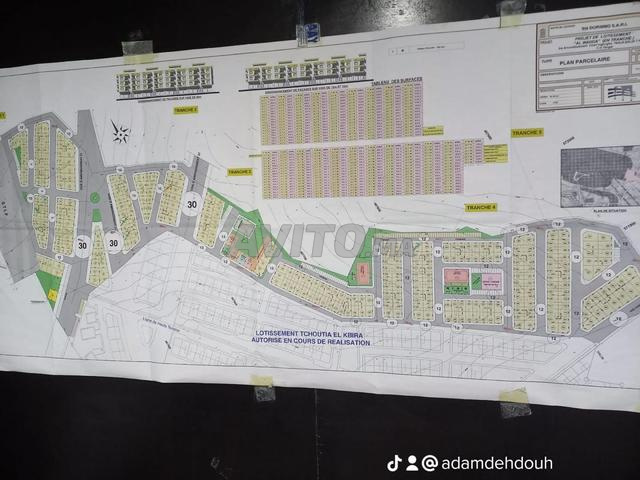 Terrain 100 métre R/2/Retrait  vue space vert 
