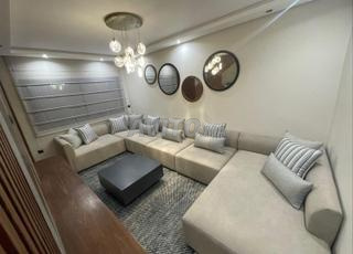 canapé d'angle beige