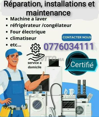 إصلا ح و تركيب جميع الآلات المنزلية و التجارية 