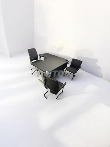🚨Bureau d’Angle Steelcase – Finition Cuir
