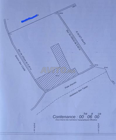 600m2 ارض ملكية عدلية بها دار قديمة للبيع
