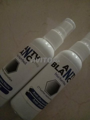 Spary anti chute et blanc du cheveux 