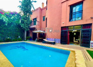 Villa meublé à louer par nuit à Marrakech 