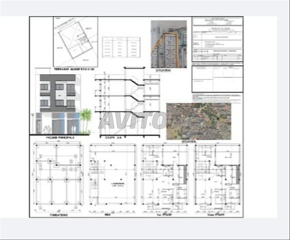 Terain avevc autorisation lotis près r. principal