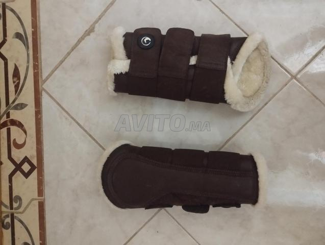 guêtres en polaire presque neuves