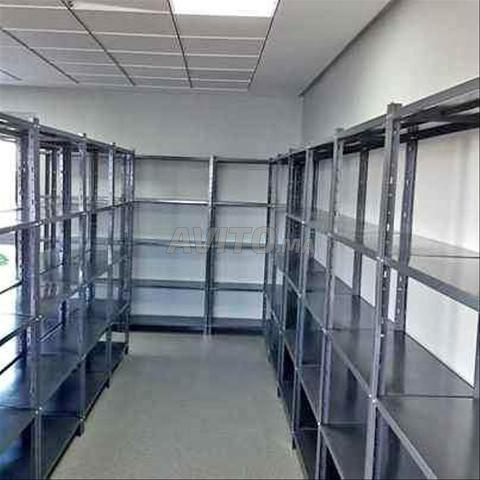 Rayonnage métallique léger a 5 tablettes DISPO