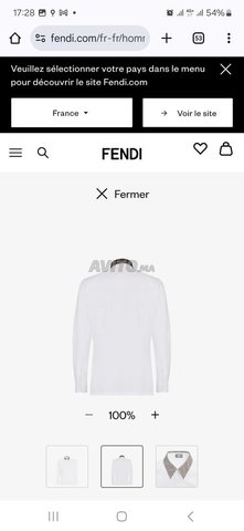 Chemise Fendi original