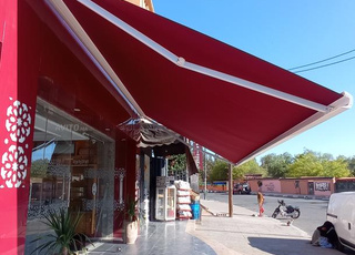 store aluminium motorisé 