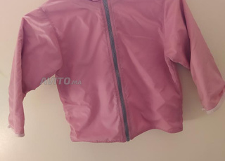 Jacket filles âgées 4/5 ans double,decathlon  