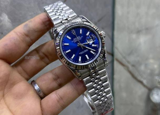 Rolex datejust fond blue automatique
