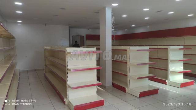 Rayonnage supermarket Gondole 