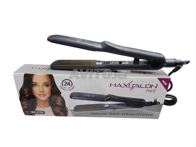 maxisalon مكوات شعر سيراميك لوحة احترافية 750 درجة