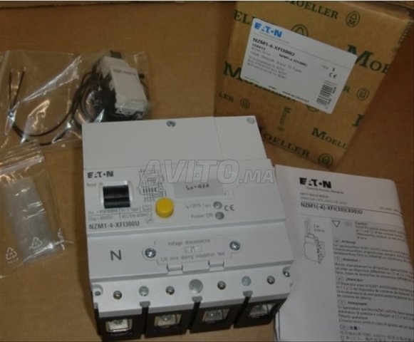 NZM1-4-XFIU Déclencheur défaut terre, 0,03-3A, 4p 