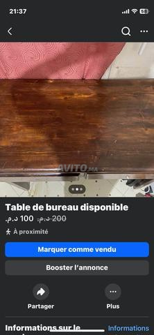 Table disponible  - 2