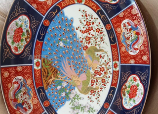 assiette grande ovale de taous lhour