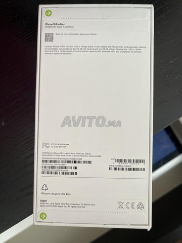 iPhone 16 pro max brand new. In box 