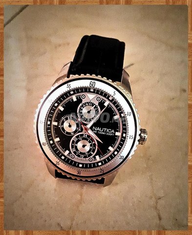 Montre Luxueuse Cuir Nautica 