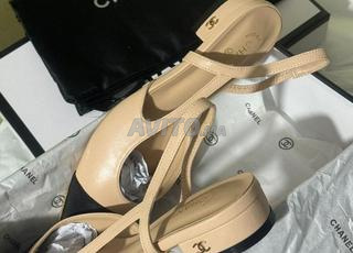 Sandales Chanel en vrai cuir CH6570