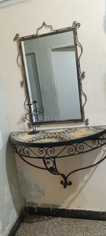 Miroir fer forgé 