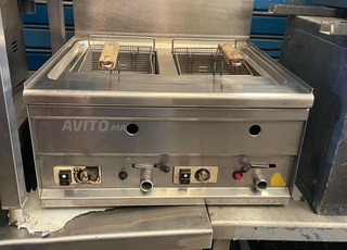 friteuse a deux cuves thermostat gaz 