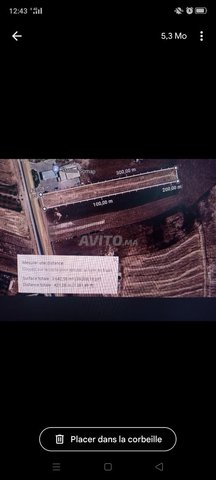 Terrain à vendre route guisser settat