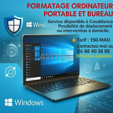 Formatage PC portable 