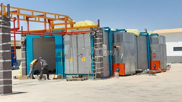 Four thermolaquage aluminium et verre - Maroc