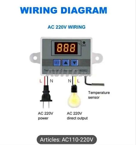 thermostat 220v 