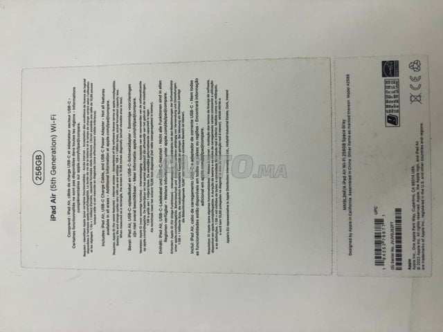 iPad Air 5 M1 256 Gb et Apple Pencil 2ème gén. 