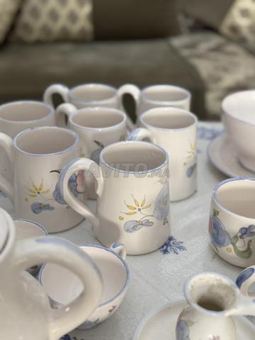 Service de vaisselle vintage peint à la main 