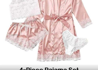 chemise de nuit 4 pièces 