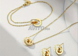 ensemble de bijoux en acier inoxydable 