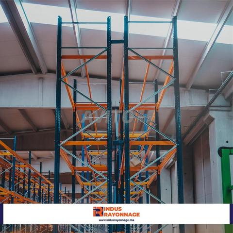 Des rayonnages métalliques pour stock lourdes