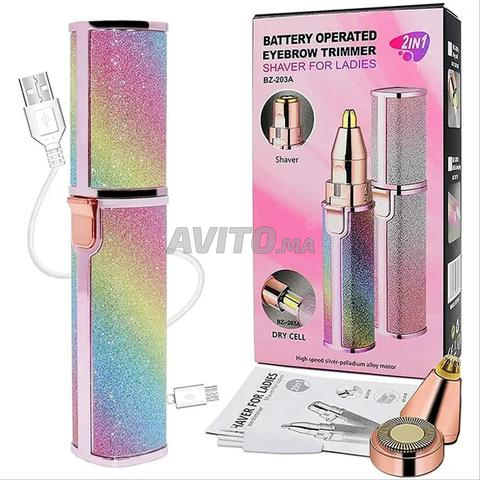 Flawzbss - Epilateur Facial, Tondeuse à sourcils  - 2