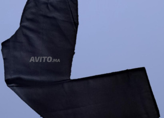 pantalon classe bleu-marine 