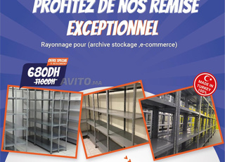 Rayonnage pour Réserves léger 