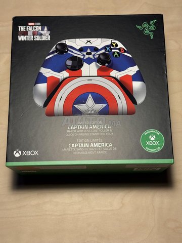 Manette Razer Xbox S/X Edition Captain America