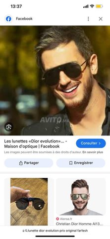 lunettes dior aviateur neufs