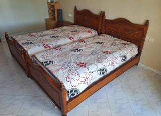 2 Lits en bois de Thuya (Araar عرعار)