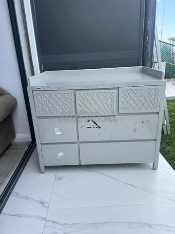 Meuble commode à langer pour chambre bébé enfant 