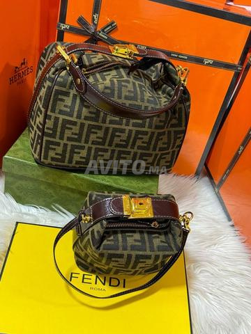 Ensemble Assortie Sac et Ballerine Fendi FN7654 - 2