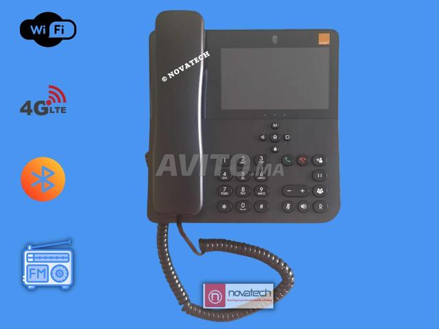 Téléphone de bureau Carte SIM 4G Android tactile - 2