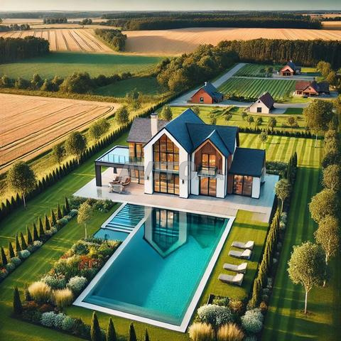 مزرعة فاخرة جاهزة  لعشاق الفلاحة والاستثمار