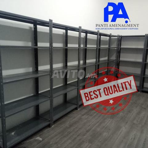 رفوف معدنية/rayonnage métallique/à Skhirat