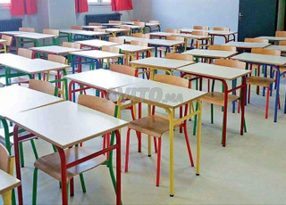 Table avec pupitre bois