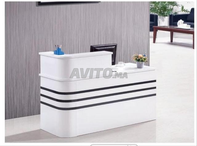 Comptoir 120*60*1050 couleur blanc - 2