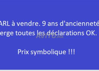 SARL à vendre 9 ans d'ancienneté  vierge